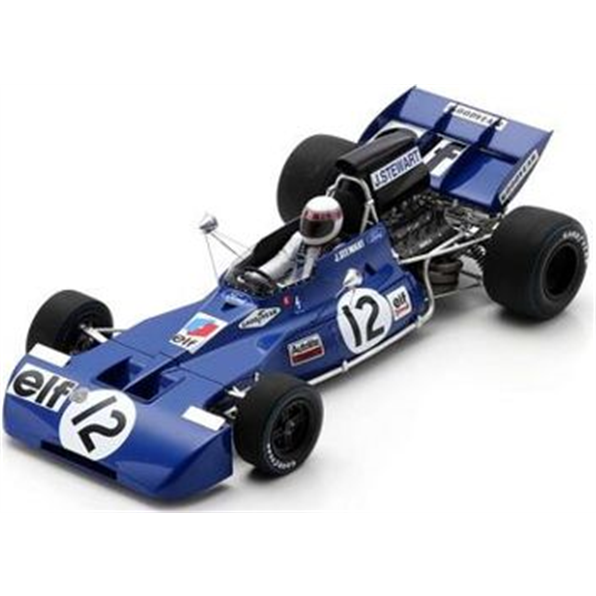 1:18 SPARK Tyrrell F1 003 #12 Winner Britsh Gp 1971 Stewart